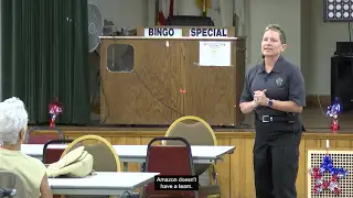 Watch: Police sergeant empowers seniors with self-defense training and cyber scam awareness at spencer senior center