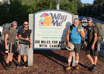 Spencer – East Brookfield “ruckers” raise funds for Why Me & Sherry’s House in brutal 4-day march