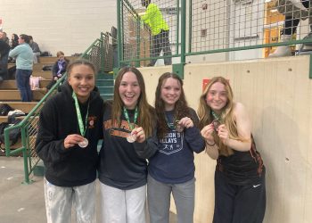 Relay teams place fourth at Boston track meet